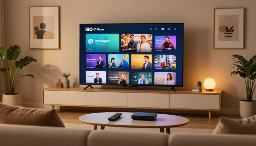 IPTV setup on IBO Player interface